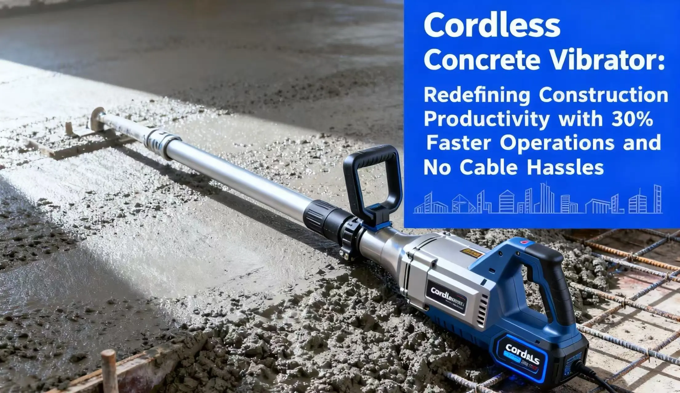Why Cordless Concrete Vibrators Are Revolutionizing Modern Construction