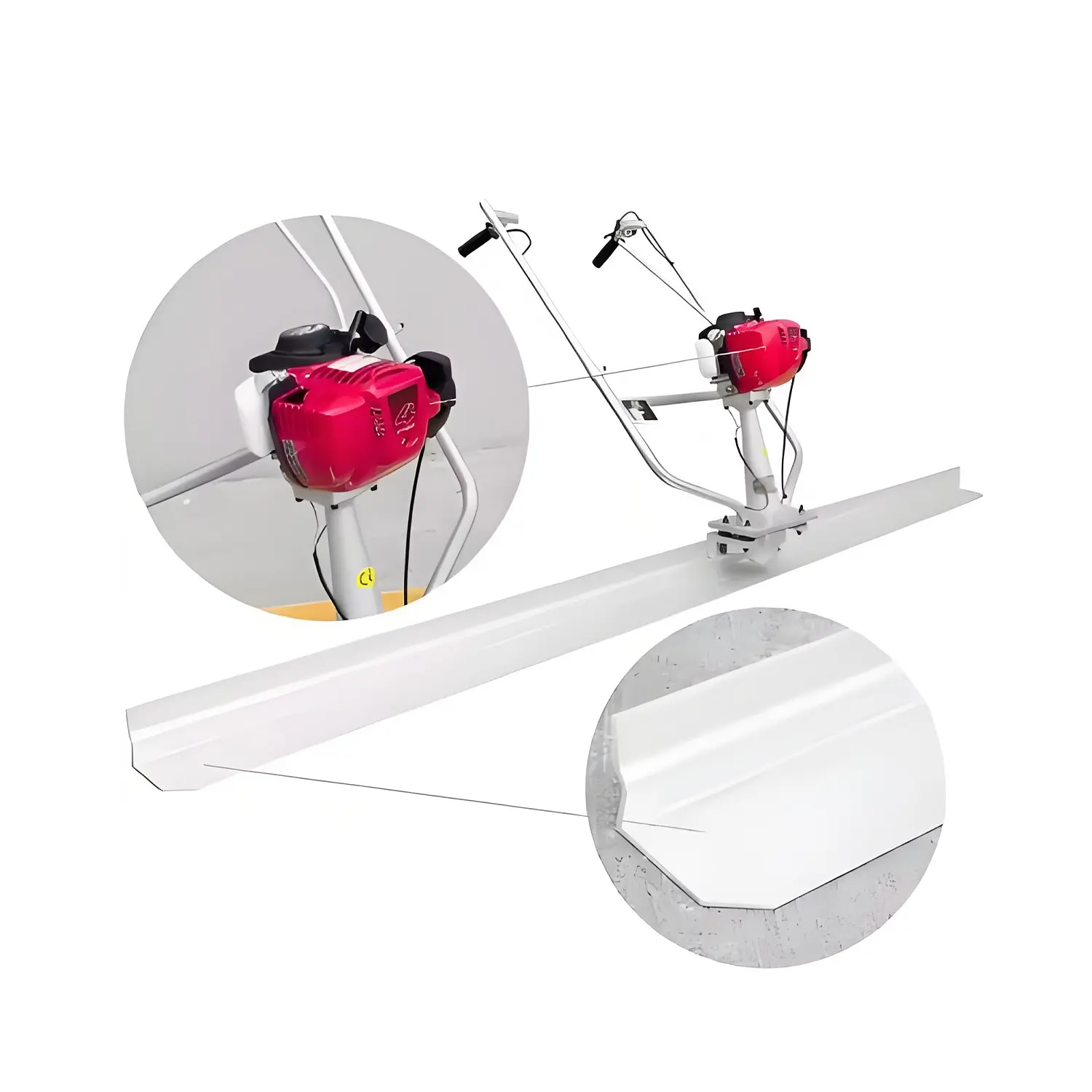 Concrete Screed GX35 1.5kw Power gasoline engine  Leveling Tools Construction Road Machine Vibratory Roller.jpg