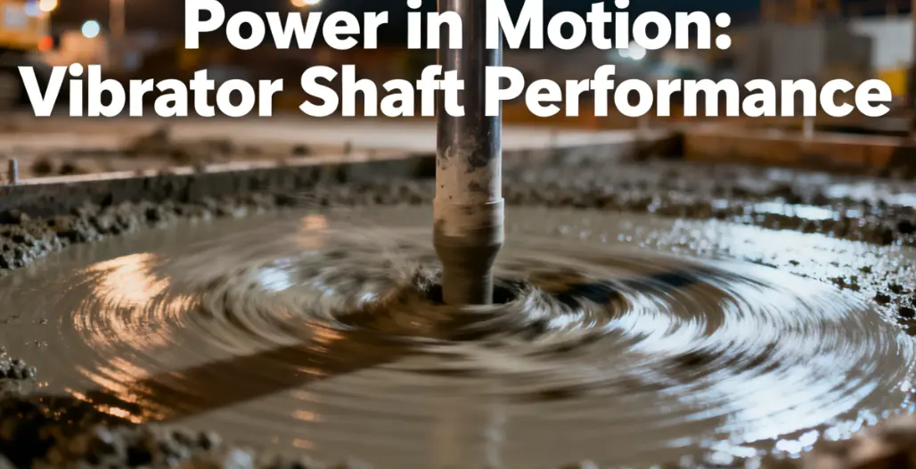 What Signs Mean Your Concrete Vibrator Shaft Needs Replacement?